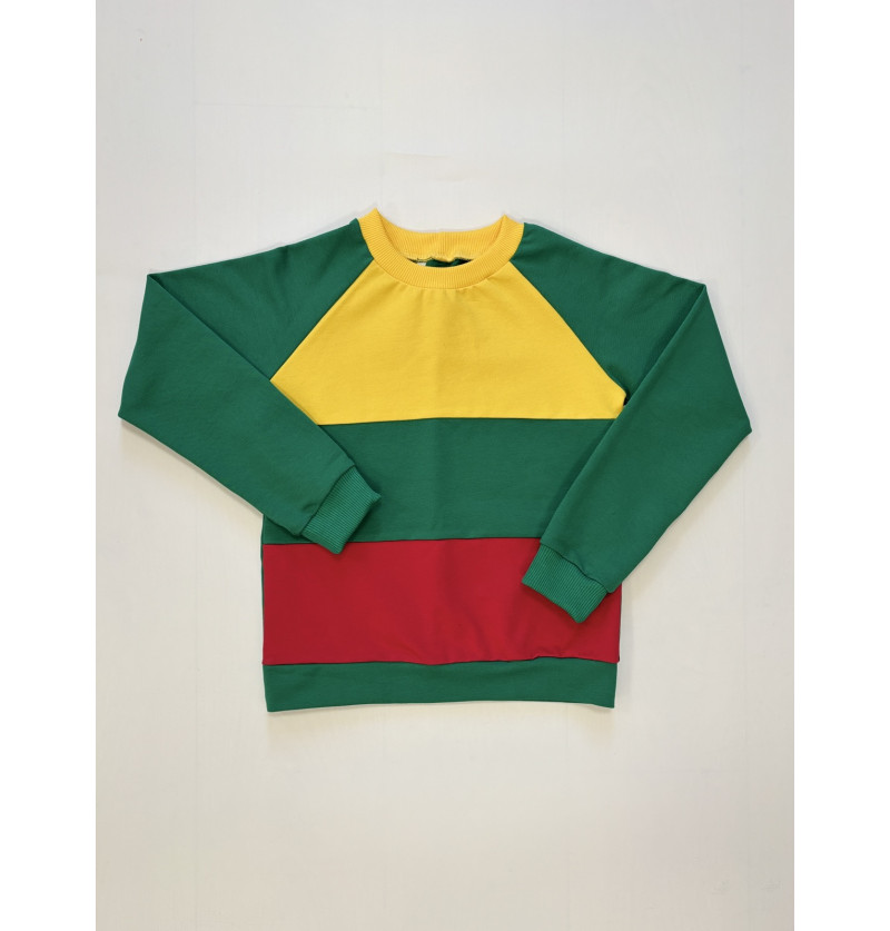 "Trispalvis džemperis"