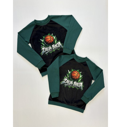 Džemperis "Žalia balta"