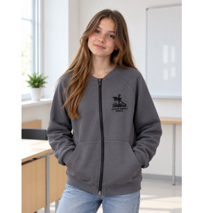 Džemperis su užtrauktuku "Benedikto progimnazija"